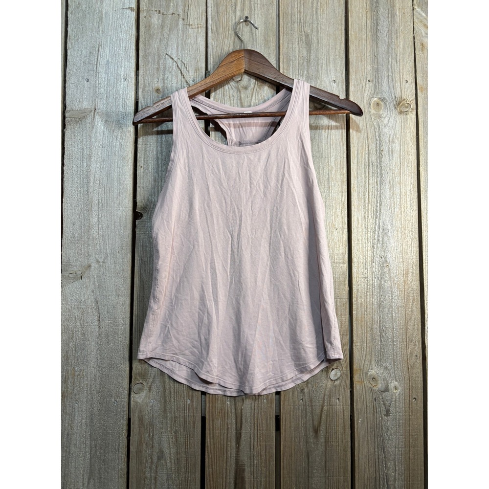 Lululemon Love Tank Top Pleated Racerback Pink Lavender Women Activewear